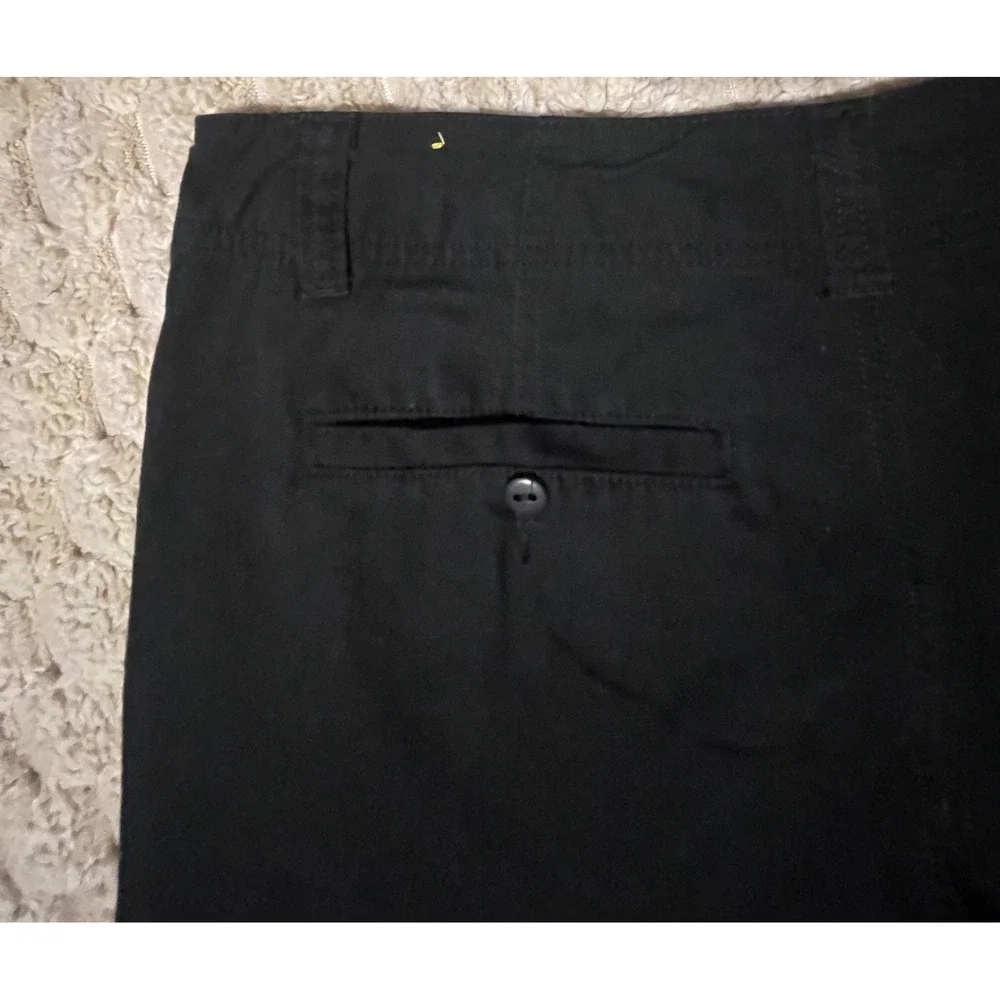 Plugg Mens Black Chino Shorts Cotton Casual Everyday Size 34